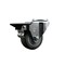 Service Caster 3'' Gray Poly Wheel Swivel Bolt Hole Caster with Posi Lock Brake SCC-BH20S314-PPUB-PLB - alternate 1
